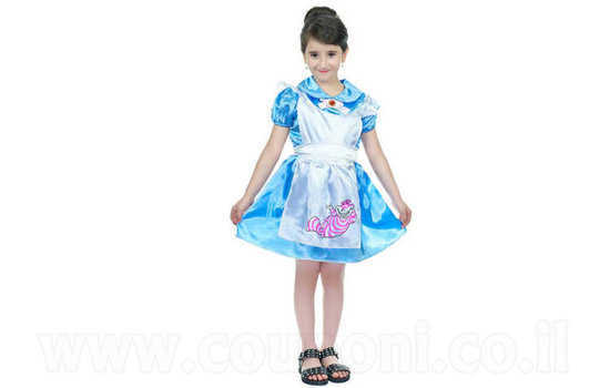 תחפושת עליסה בארץ הפלאות לילדות ב11...