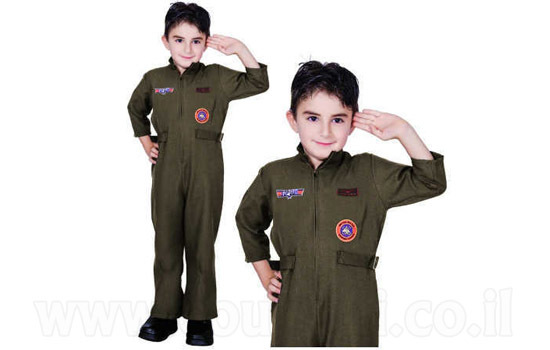 תחפושת טייס קרב לילדים ב129 ש