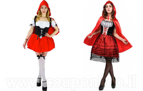 תחפושת כיפה אדומה לנשים החל מ129 ש