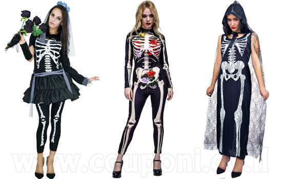 תחפושת שלד לנשים ב129 ש