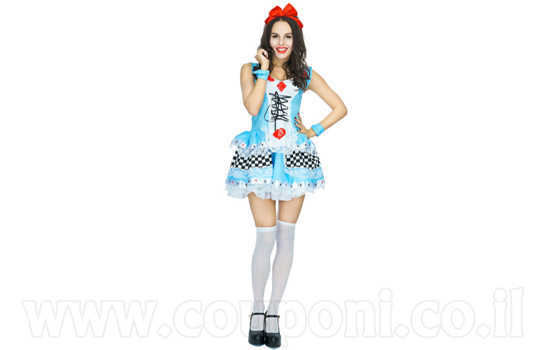 תחפושת עליסה בארץ הפלאות לנשים ב129...