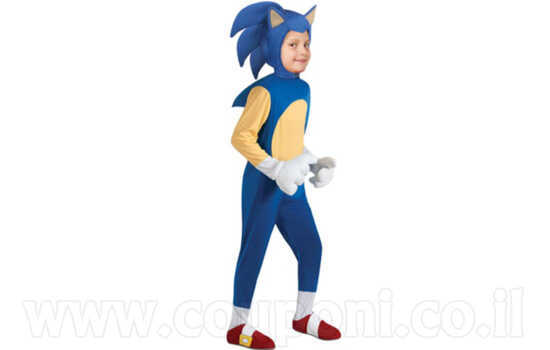 תחפושת סוניק לילדים ב99 ש
