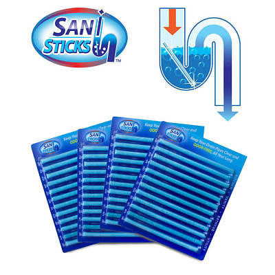 12 מקלות הקסם לניקוי ופתיחת סתימות! Sani Sticks מונע ריחות רעים, ממיס שומנים, חלקיקי שיער ועוד! ב29 ש
