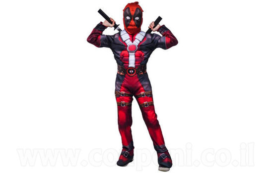 תחפושת דדפול לילדים ב129 ש