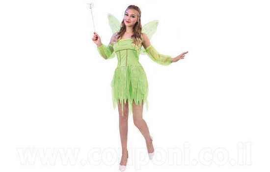 תחפושת טינקרבל / פיה למבוגרים ב129 ...
