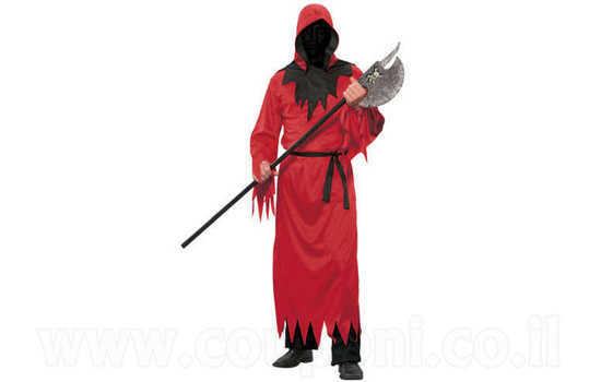 תחפושת שד / מלאך המוות אדום למבוגרי...