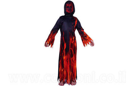 תחפושת שטן אש להבות לילדים / ילדות ...