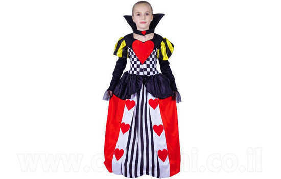 תחפושת מלכת הלבבות לילדות ב149 ש